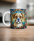 Boxer Suncatcher Artwork Ceramic Mug